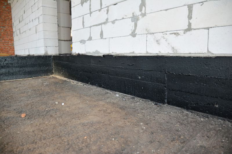 Exterior Foundation Sealant Application